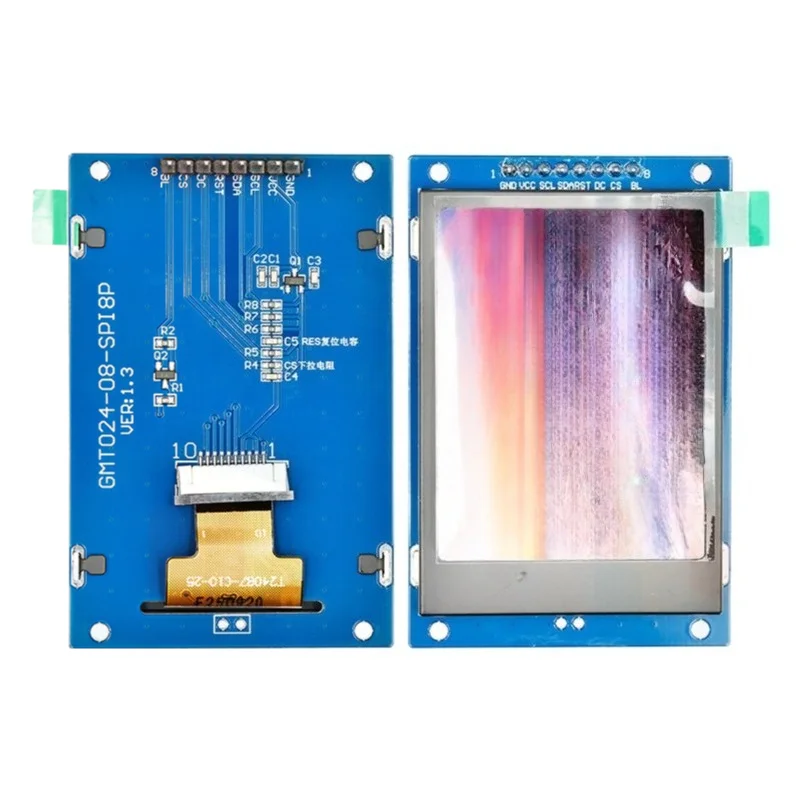 ST7789 2.4 Inch 240x320 IPS LCD Screen 4-Wire SPI 262K Color Display Module for ESP32