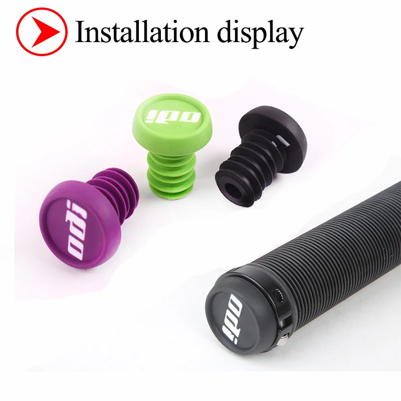 TAPPI TERMINALI BARRA in alluminio ciclismo tappi di bloccaggio regolabili (2 pz, nero) EUR 5,89