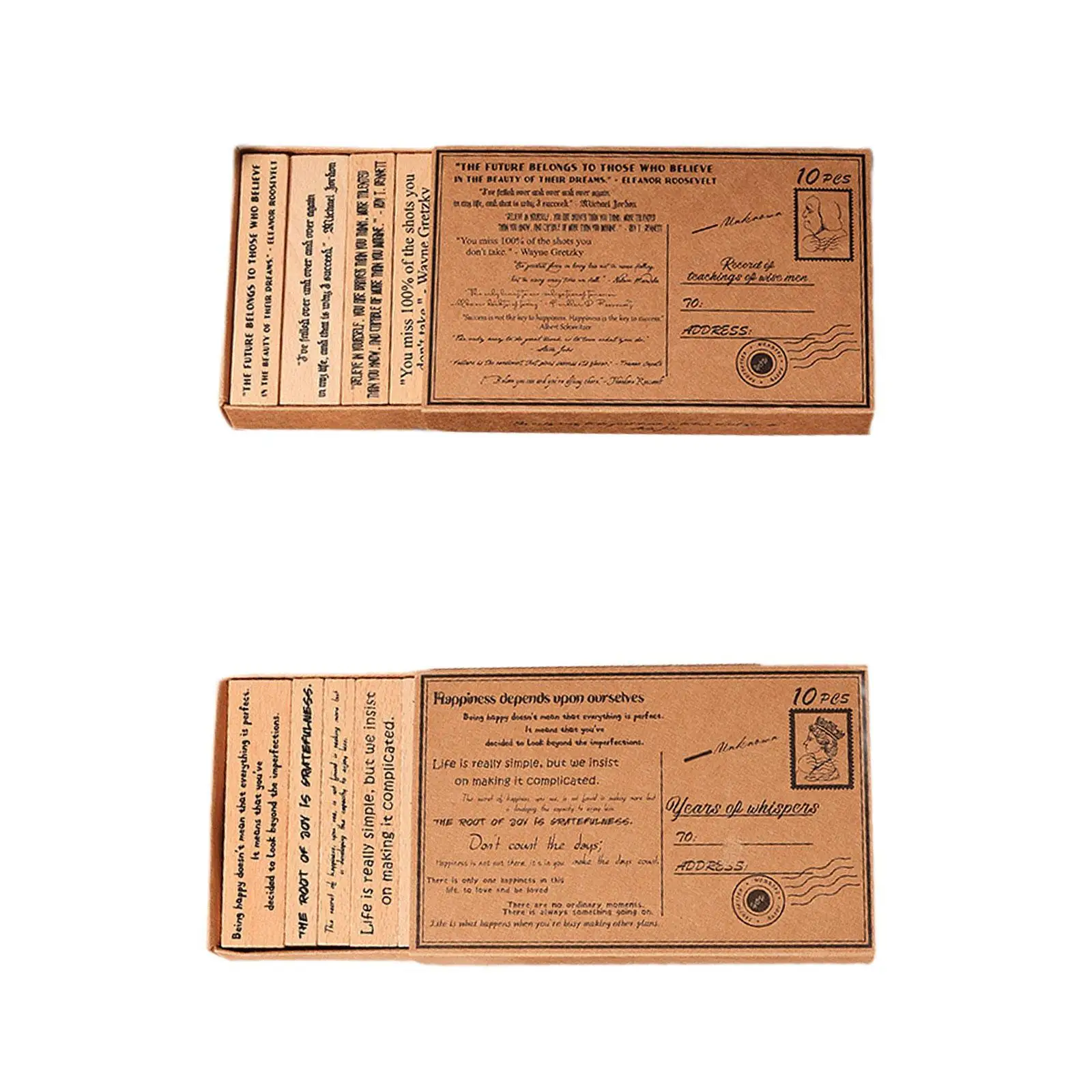 

Набор деревянных штампов, канцелярские принадлежности, штамповка ручной работы для планировщика писем, детей и взрослых