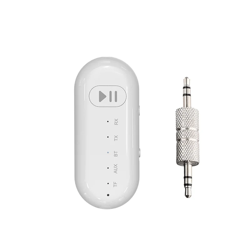 A42T-Wireless Bluetooth 5.1 Receiver Transmitter Adapter 3.5MM AUX Stereo Transmitter Handsfree Call Support TF Card For Car