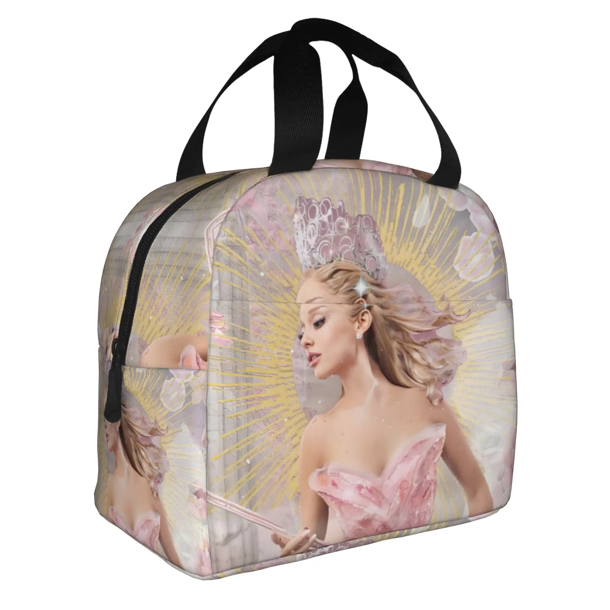 W-Wickeds Insulated Lunch Bag for Women Resuable Glinda Elegant Good Witch Cooler Thermal Bento Box Beach Camping Travel