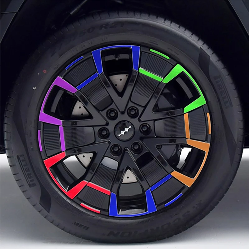 

For BYD Formula Leopard 8 21 inch modified wheel hub accessories film color change scratch cover and protection