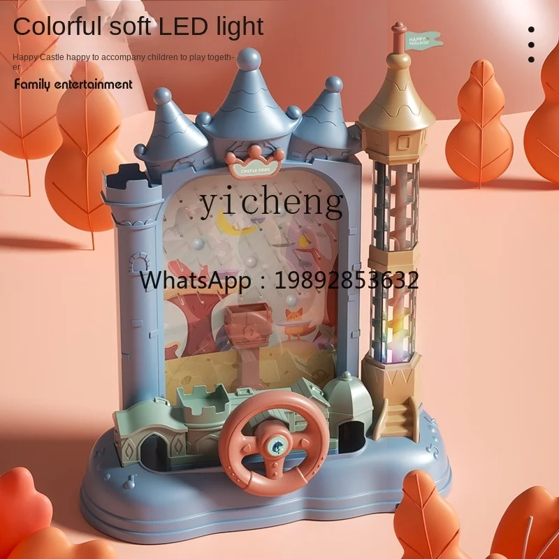 ZZ Regali di compleanno per bambini Doudou Castello elettrico Ricevi la macchina a sfera Regalo Giocattoli educativi interattivi genitore-figlio