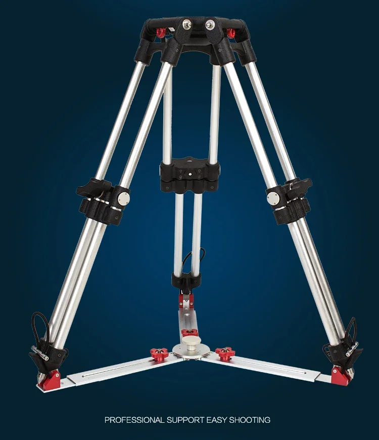 JIEPAI 188kg Heavy duty Professional Short Tripod 150mm Bowl Middle Leg tripod STONE-15 for FILM VIDEO CAMERA aluminum