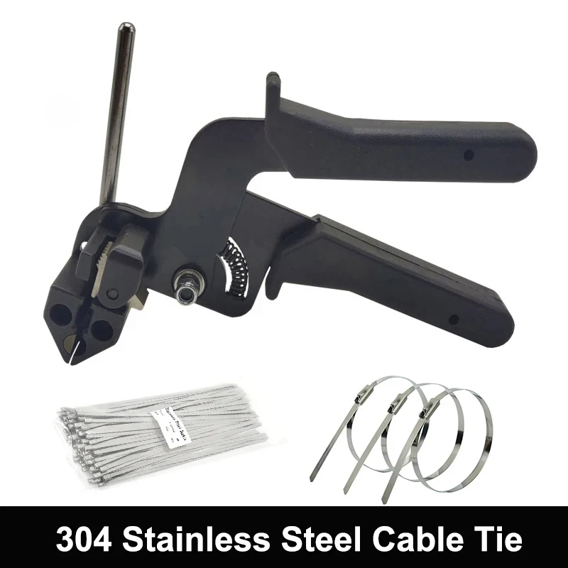 Cable Ties Plier Hand Stainless Steel Tie Tool Self-Locking Fastening Strap High Quality Cutting Tool Automatic Zip Cutter