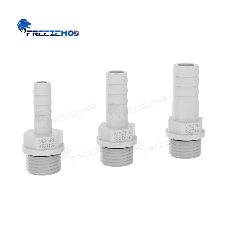 

FREEZEMOD G1/4 POM Соединитель для трубок водяного охлаждения ПК, антикоррозийный химически стойкий разъем JBT-ZC, белый