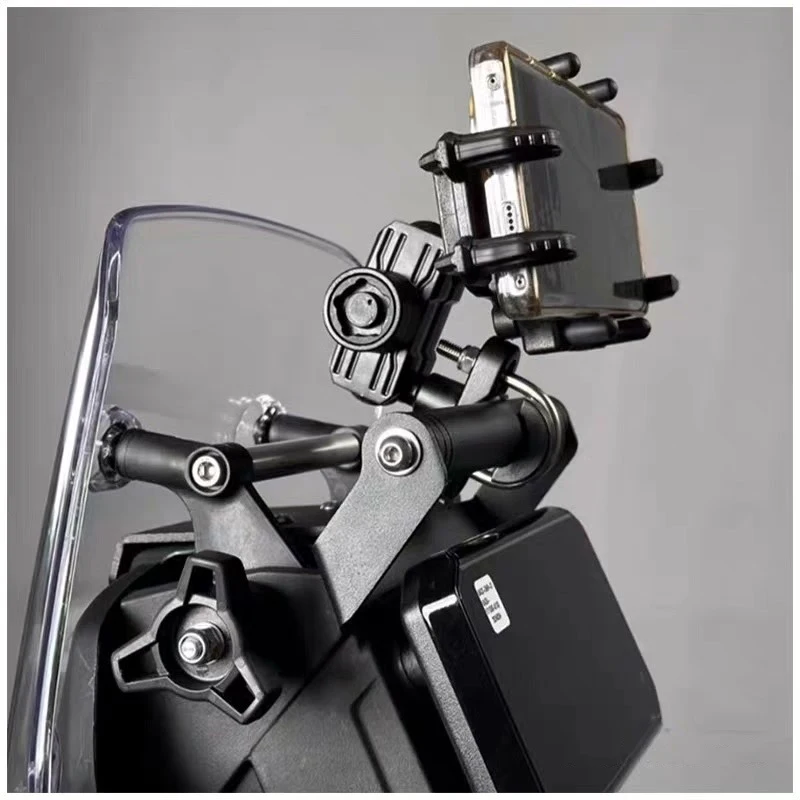 ل CFMOTO CF 450MT 450 MT 450mt هاتف محمول لتحديد المواقع والملاحة جبل MT450 2024 دراجة نارية المقود تمديد الملاحة جبل