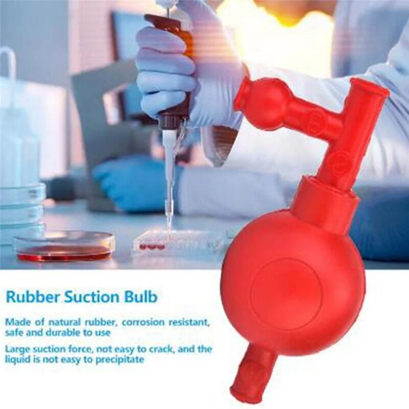 Reliablethree Way Quantitative Suction Ball Lab Suction Bulb Safe Pressure Quantitative Pipette Filler With 3 Val Lab Supplies