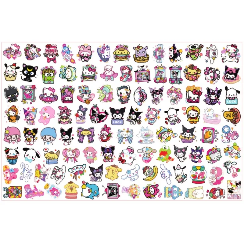 Sanrio Special-shaped Acrylic Sheets DIY Handmade Animation Cartoon Kawaii Peripherals Keychain PP Clip Accessories Materials