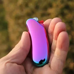 Stylish Metal Lighter Case Ice Mirror Sleeve Cover Holder for Bic J5 Mini Lighters Smoking Accessories