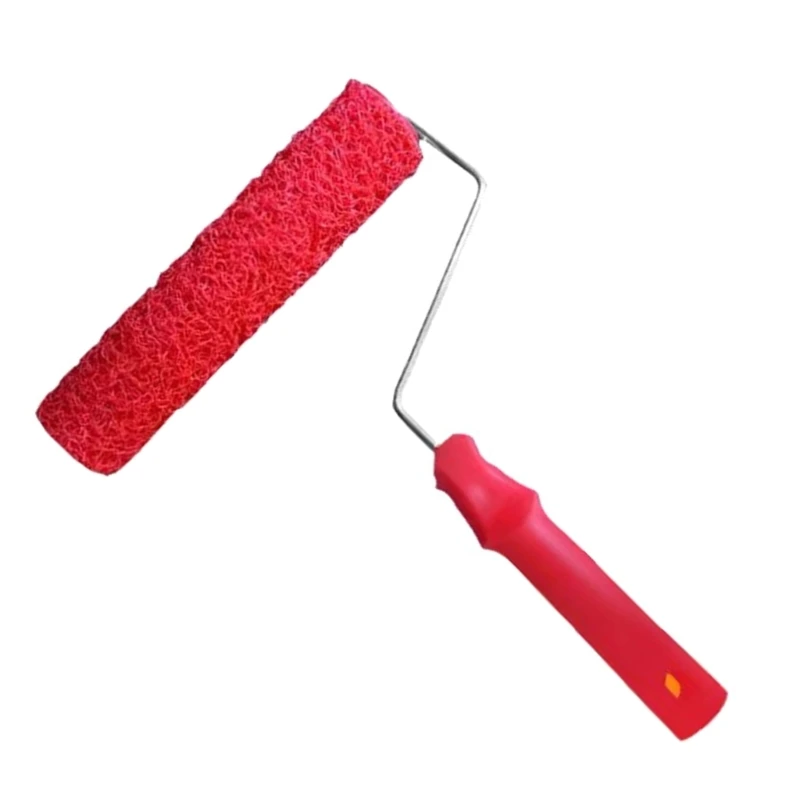 Texture Pattern Roller Brush Drywall Compound Roller Wall Brush Putty Roller for Applying Putty and Rolling Plaster