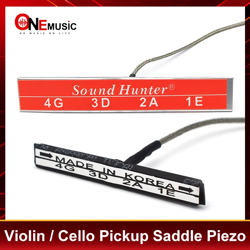 10Pcs High Sensitivity Cello Under Saddle Piezo Pickup for Electric Cello Violin Replacement