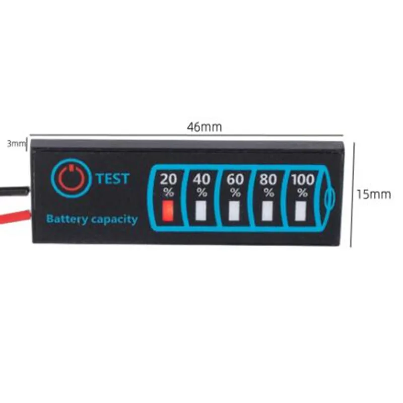 1-8S 18650 Li-ion Lipo Lithium 5-30V Lead Acid Battery Level Indicator Tester LCD Display Meter Module Capacity Voltage Meter