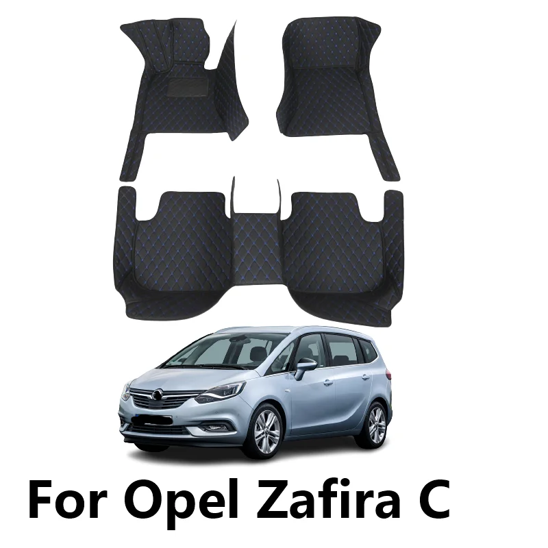 

Автомобильные коврики для Opel Zafira C 2019 2018 2017 2016 2015 2014 2013 2012, коврики на 5 мест, аксессуары для интерьера автомобиля