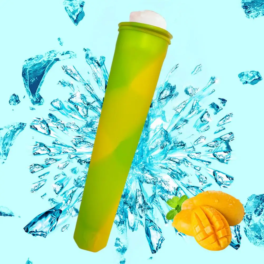 Summer Molds Mold with Silicone Cover Silicone Molds Set with Leak-proof Covers Reusable Ice Cream Tray Diy Homemade for Summer