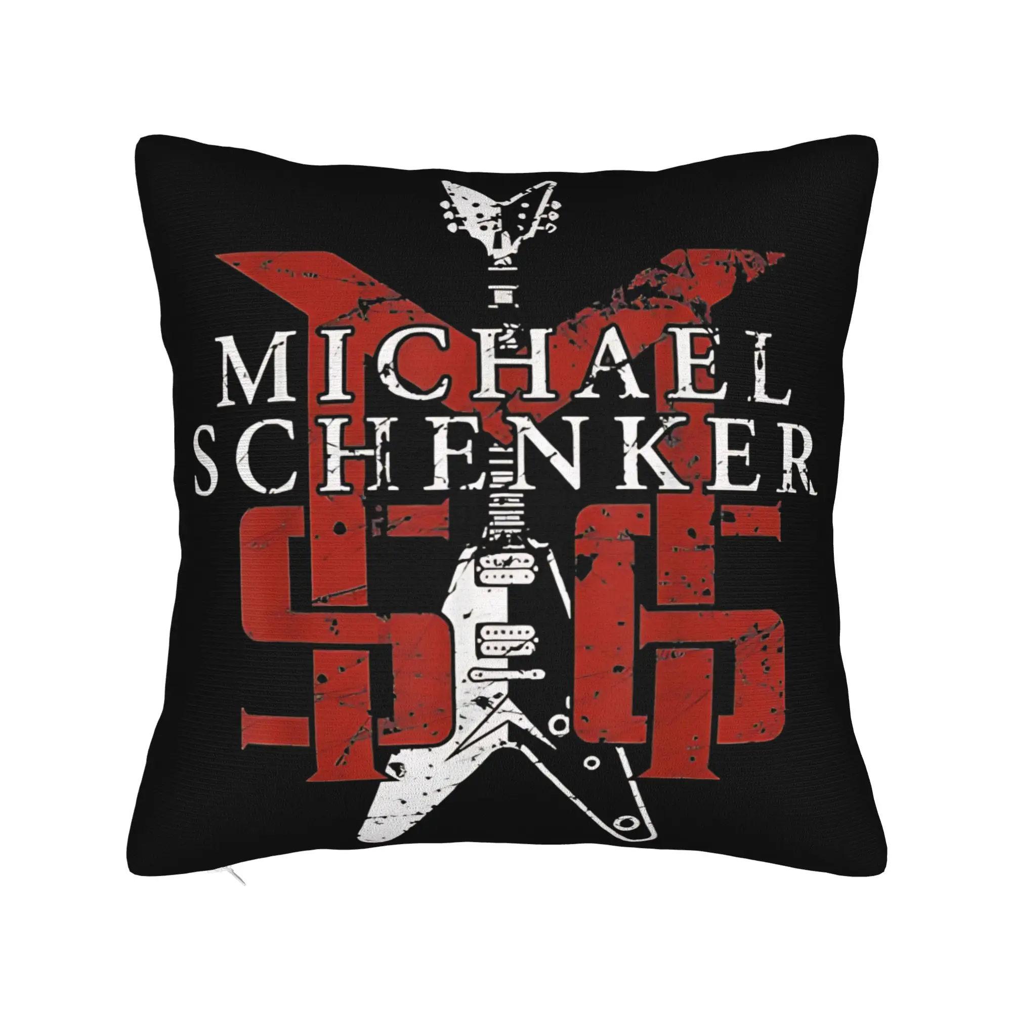 Michael Schenker band Pillowcase Merch Soft Cushion Cover  Throw Pillow Cover Car Decor Square Multi Size