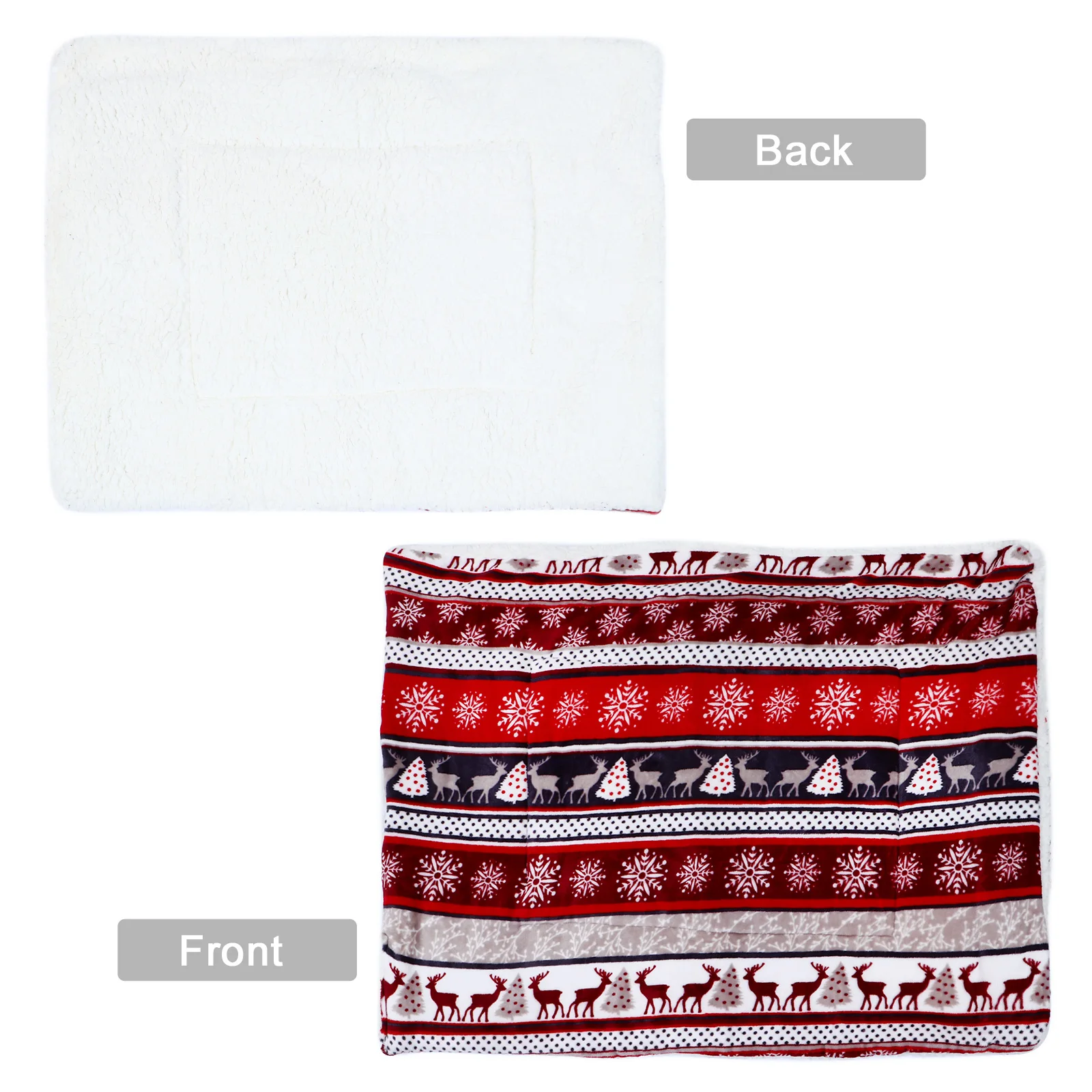 

Warm Thick Flannel Soft Dog Cat Blanket Bed Cushion For Winter Easy Clean Mat Pet Seat Cushion Pet Sleeping Mat