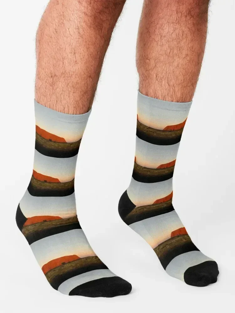 Ayers Rock Socks Lotes Calcetines de anime de hockey de Año Nuevo Mujer Hombre