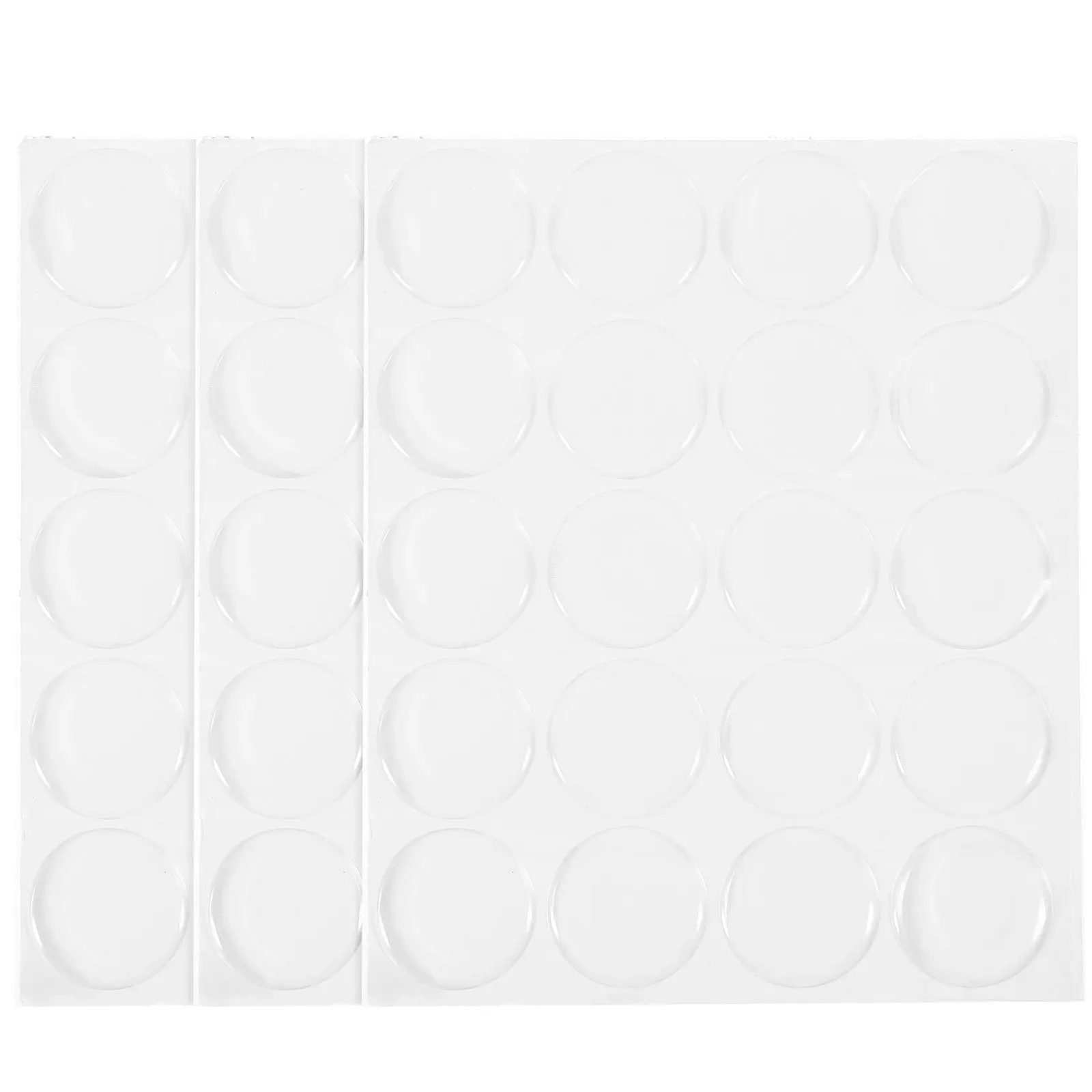 3Sheet Time Gemstone Stickers Round Transparent Resin Patch 25Mm Self Adhesive DIY Craft Jewelry Decoration Supplies