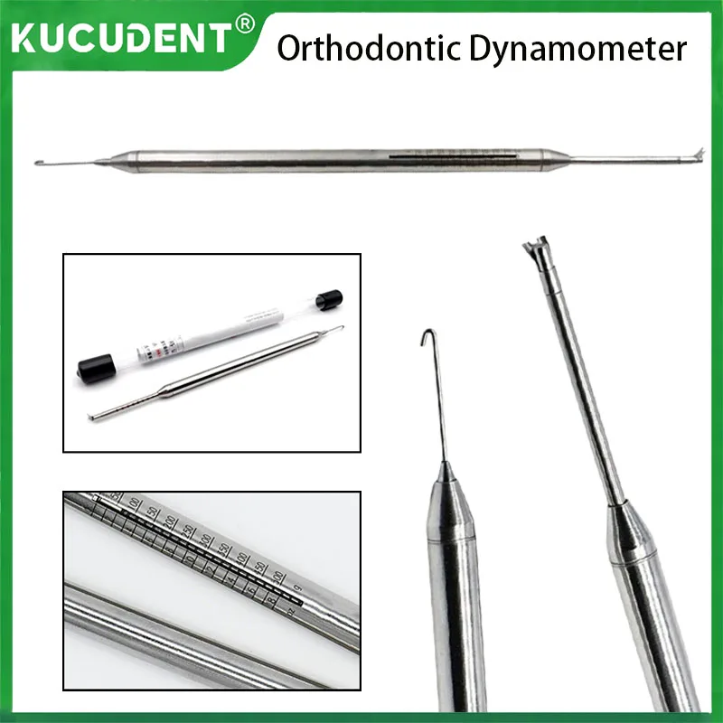 

1Pc Dental Orthodontic Dynamometer Stress Tension Meter Force Gauge Elastics Measuring Autoclavable Dentistry Therapy Tool