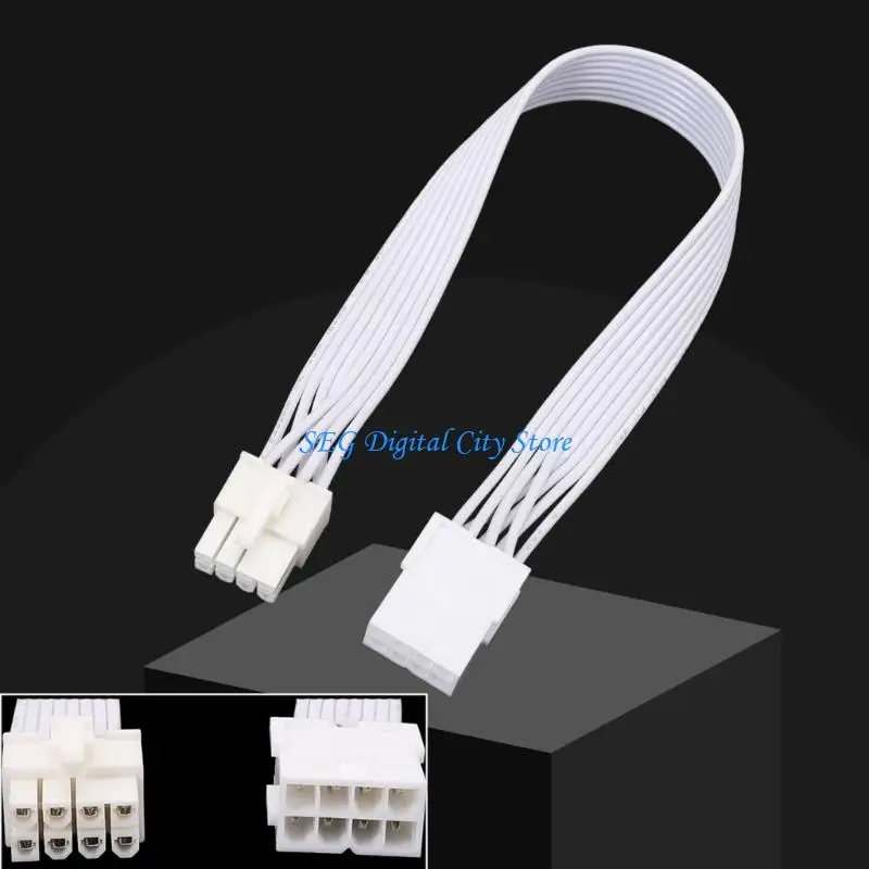 

U75B 8pin Power Cable for Graphics Cards Featuring Tinned Copper for Optimal Power Transfer Two Color Option Black or White