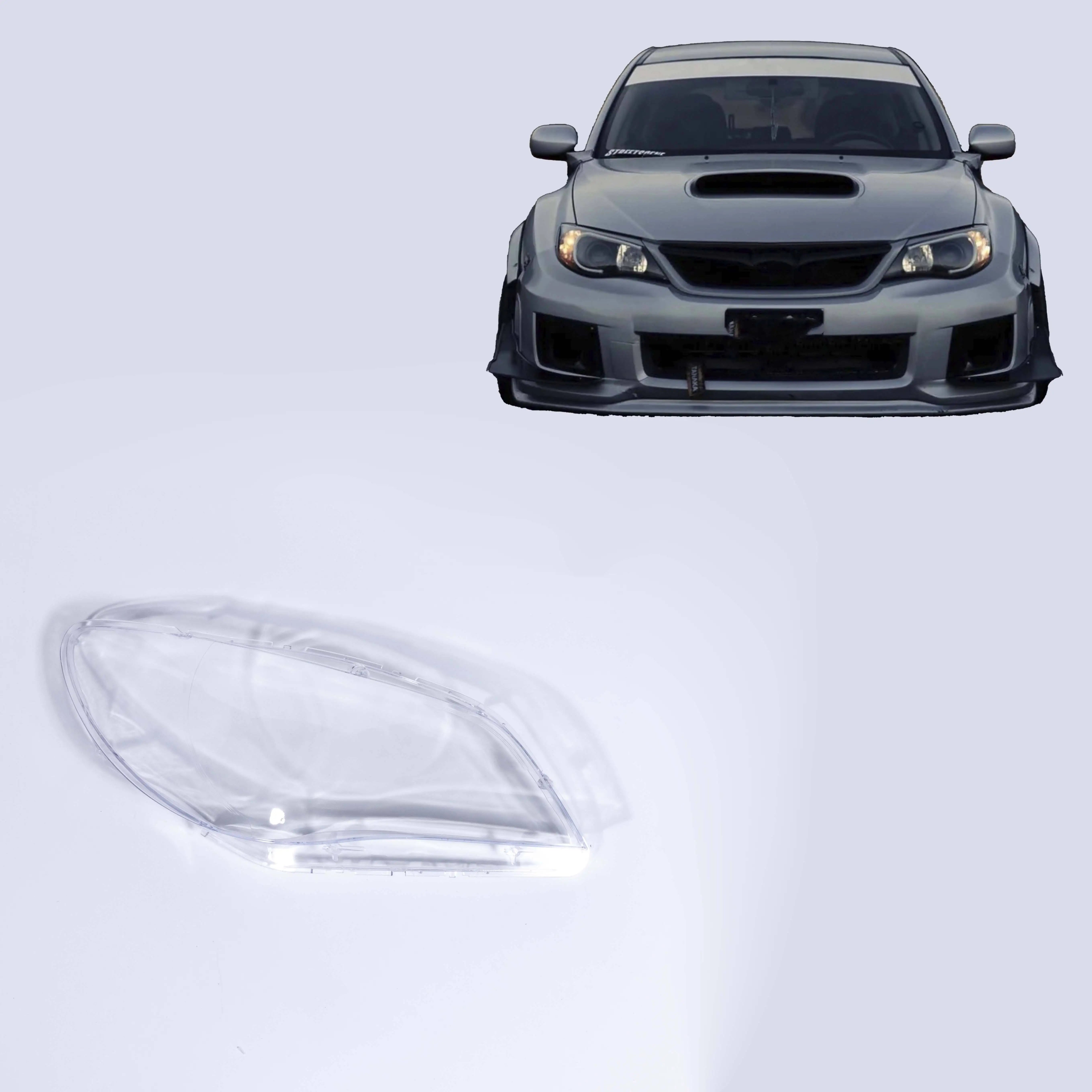 Wholesale Front Headlamp Headlight Lampshade Waterproof Bright Head Light Glass Cover for Subaru Impreza 2006-2010