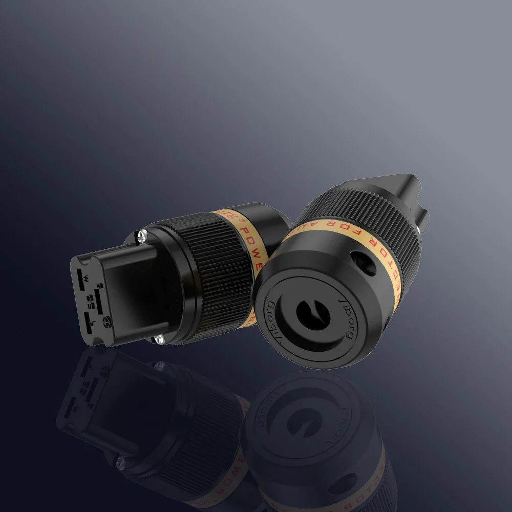 Viborg VF520S cuivre pur plaqué argent 20A connecteur IEC HIFI AC C19 20A prise femelle