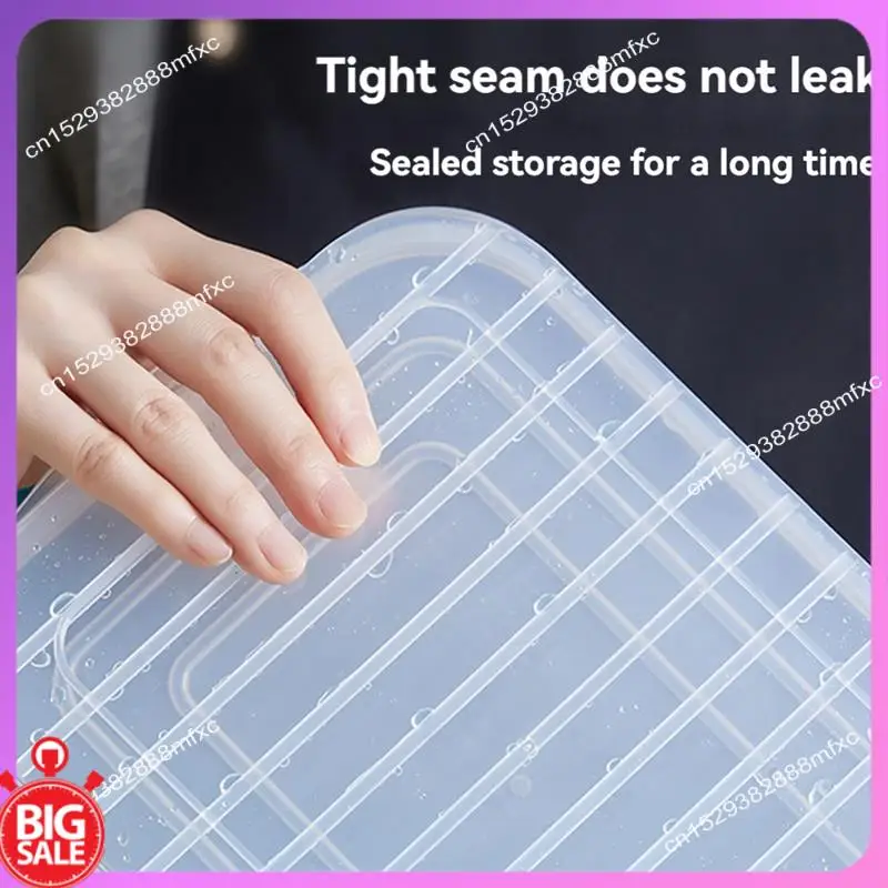 

Big Deal, 6-компонентный контейнер для бекона, контейнер для экономии мяса с крышками, герметичный контейнер для холодной резки сыра, ящик для хранения в холодильнике