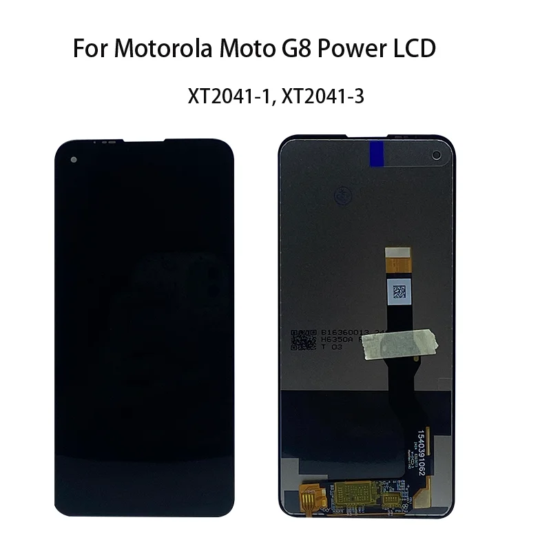 6.4\'\' For Motolora Moto G8 Power LCD Display With Frame Touch Panel Screen Digiziter Assembly Replacement For Moto G8 power LCD