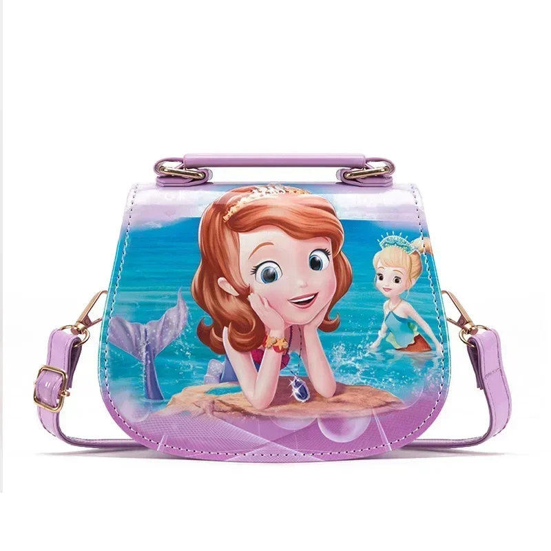 Disney Frozen 2 Elsa Anna  princess children\'s toys shoulder bag girl Sofia princess baby handbag  kid fashion shopping bag gift