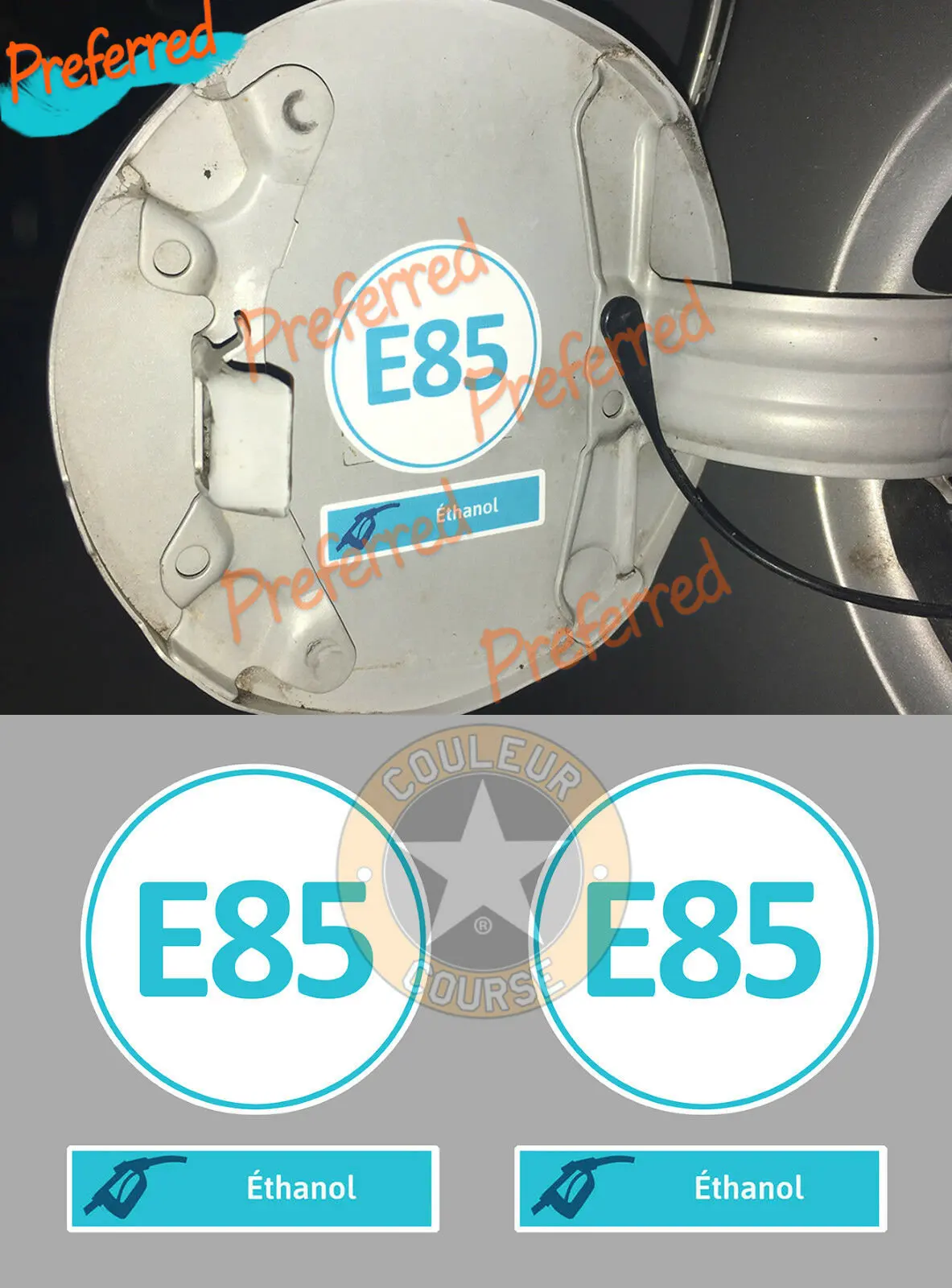 Set of 2 X Fuel Gas LPG Car Stickers Car Window Trunk Laptop Truck Boat Motorcycle Helmet Off-Road Truck Vinyl Decals
