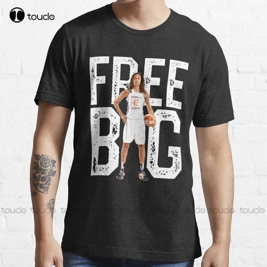 Free Brittney Griner - Brittney Griner - Freebg  Trend T-Shirt T-Shirt Custom Aldult Teen Unisex Digital Printing Tee Shirts