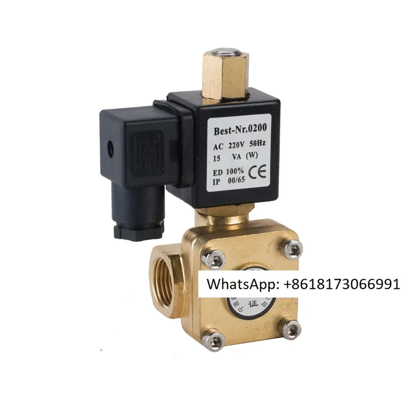 

Normally open high-pressure water air solenoid valve air compressor 1.6MPA 4 minutes 6 minutes 1 inch 0955305 220V 24V