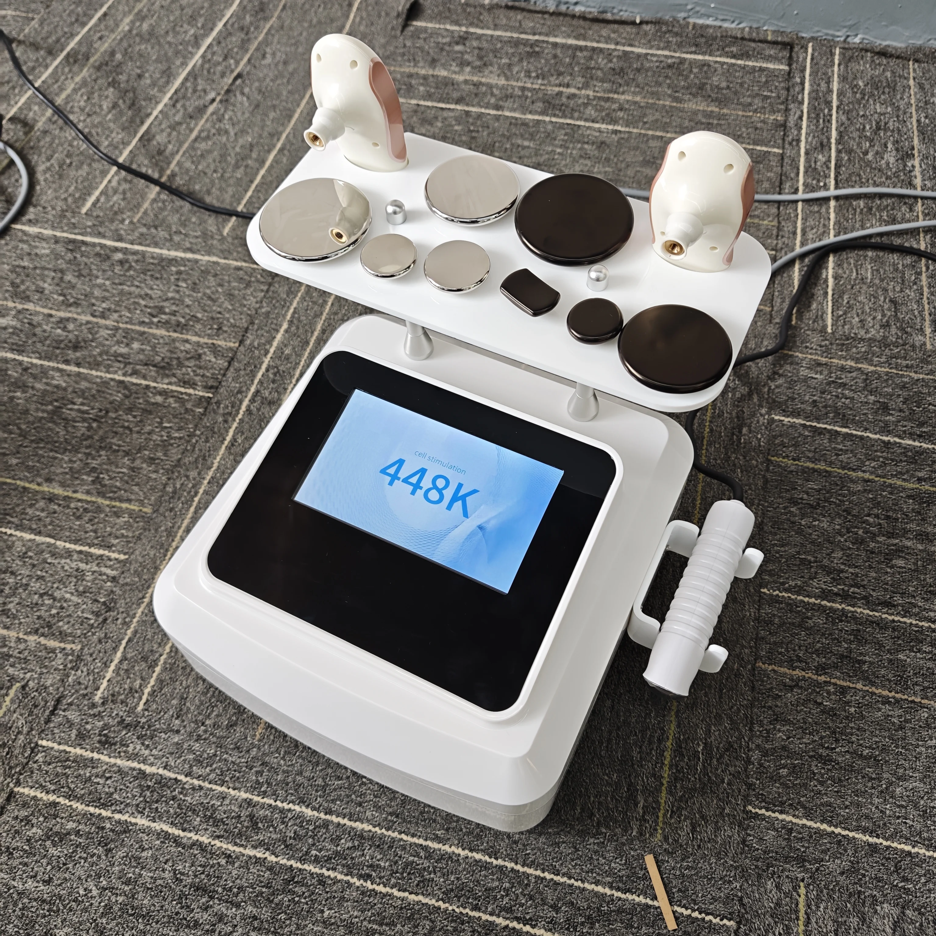 

Tecar Therapy Machine 448k Beauty Equipment with Fascia Knife Pain Relief and Skin Tightening