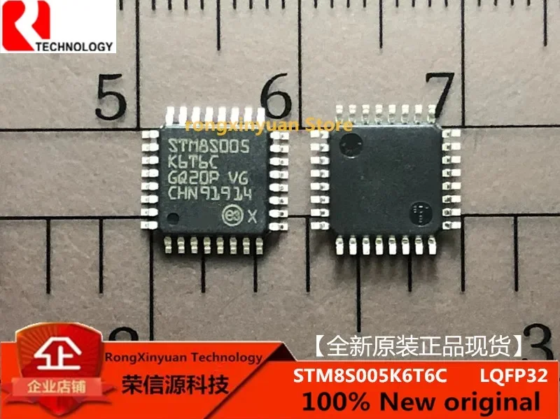 STM8S005K6T6C STM8S005K6T6CTR STM8S005 LQFP 32/°/Value line, 16 MHz STM8S 8-bit MCU, 32 Kbytes Flash 100% new imported original