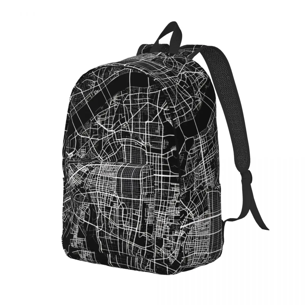 Office Work School Cool Japan City Map Sturdy Shoulder Fashionable M-Map Storage Bag Ladies Bookbag Gift