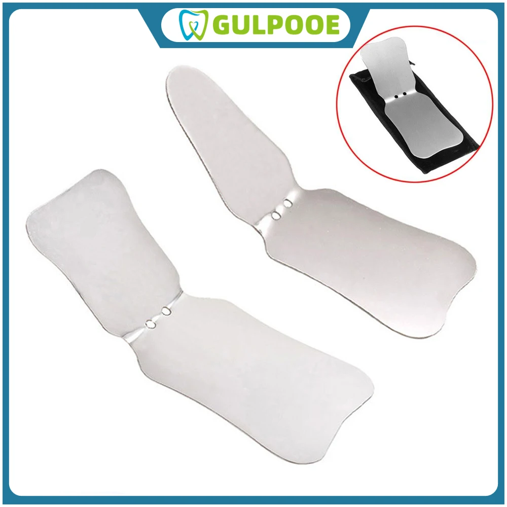 GULPOOE Dental Stainless Steel Photography Mirrors  Intra-Oral Orthodontic Reflector Reflection Mouth Mirror Dental Tools