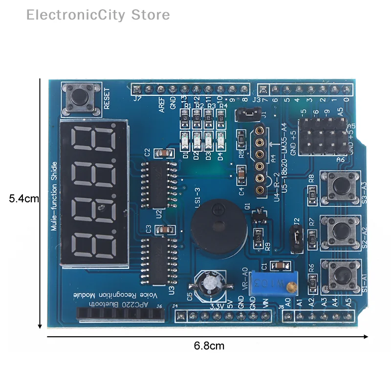 1/3/5Pcs Multifunctional R3 LENARDO Mega 2560 Shield Microcontroller Development Board Expansion Board Based Learning