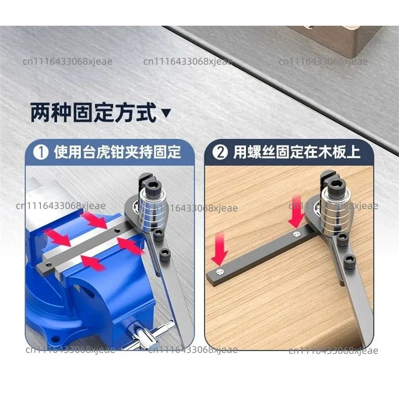 Manual Sheet Metal & Wire Bender, Heavy-Duty Iron Block Brake Metalworking & Furniture Crafting