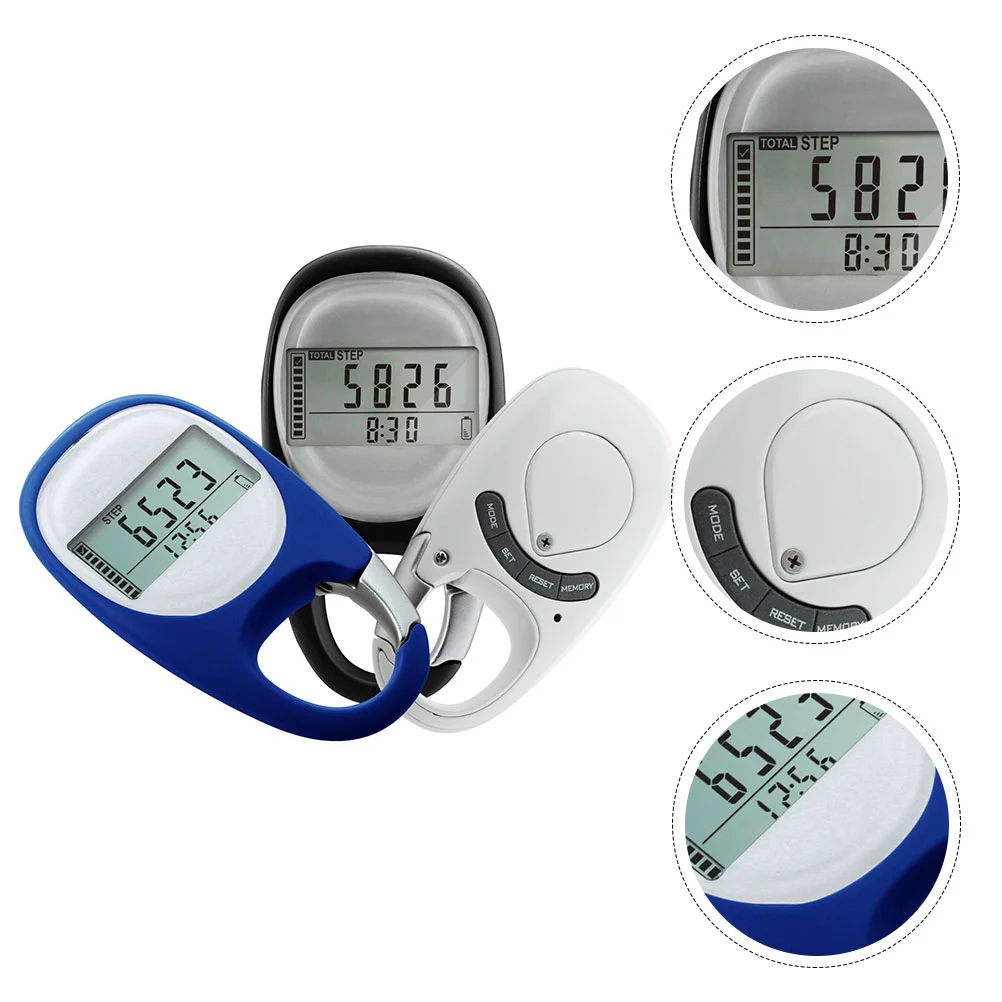 

Pedometer Fitness Accessories for Walking Simple Mountain Climbing Step Counter Information Tool Portable