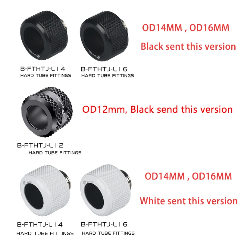 Bykski Double G1/4  Filter +  OD12mm/ 14mm/ 16mm Hard Tube Water Cooling Fitting Dedicated Dual Spiral Pattern Metal Filters