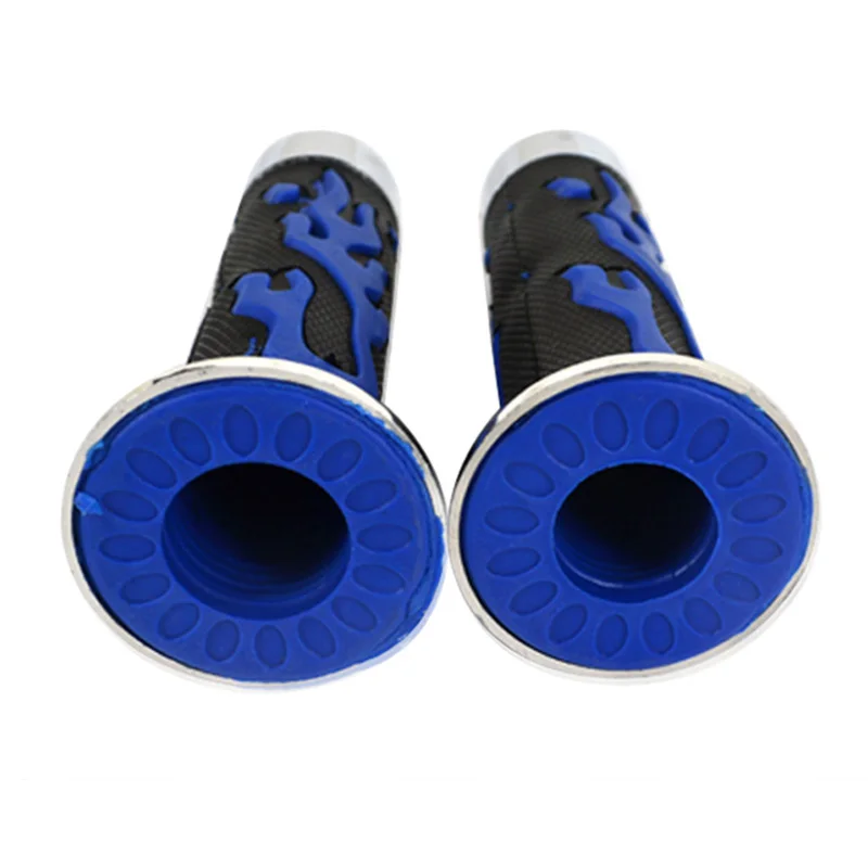 22/24mm Universal Motorcycle Handlebar Colored Skeleton Rubber Handle Grip Scooter Handlebar for Harley Honda Yamaha Suzuki