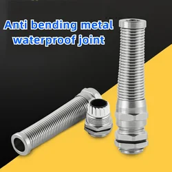 Nickel Plated Brass Metric Metal Cable Connector Gland   M10 M12 M14 M16 M18 M20 M22 M25 M27 M28 M30 Gland for Anti Bending