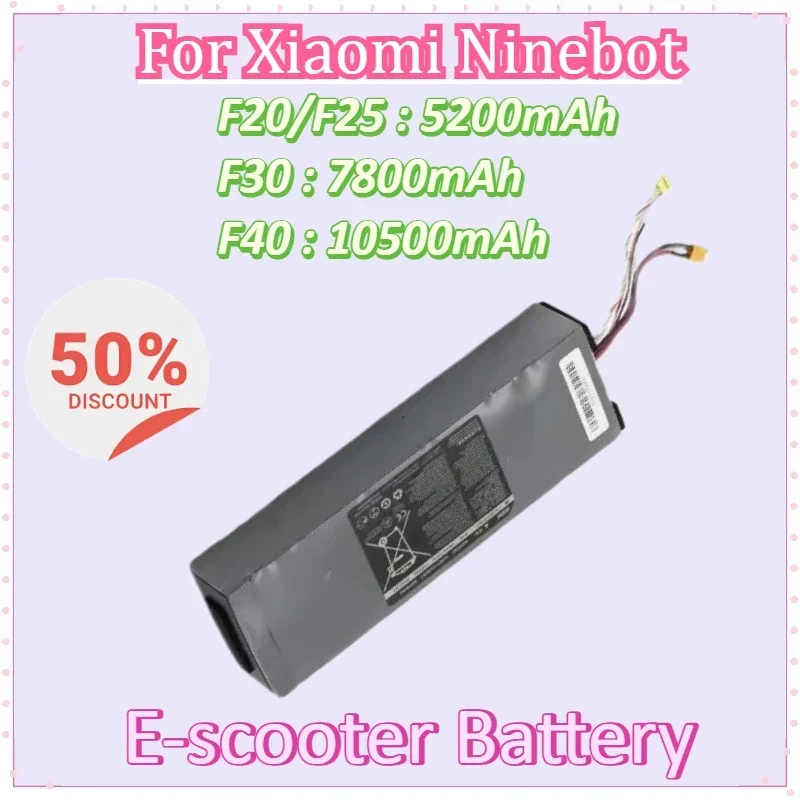 

36V 5200-10500mAh Battery for Xiaomi Ninebot F20 F25 F30 F40 Electric Scooter Accessories Lithium Ion Battery Accessories