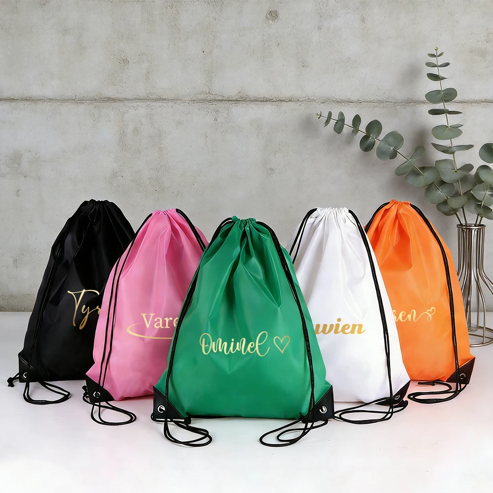 

Персонализированная многофункциональная сумка на шнурке, футбольная сумка с именной надписью, подходит для командных видов спорта на открытом воздухе, сумка для хранения, подарок для вечеринки.