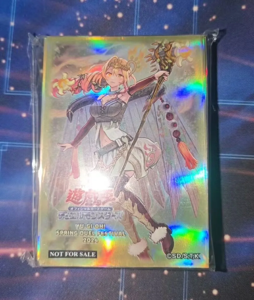 70Pcs Yugioh KONAMI Duel Monsters Spiritual Beast Tamer Lara Official Collection Sealed Card Protector Duelist Sleeves