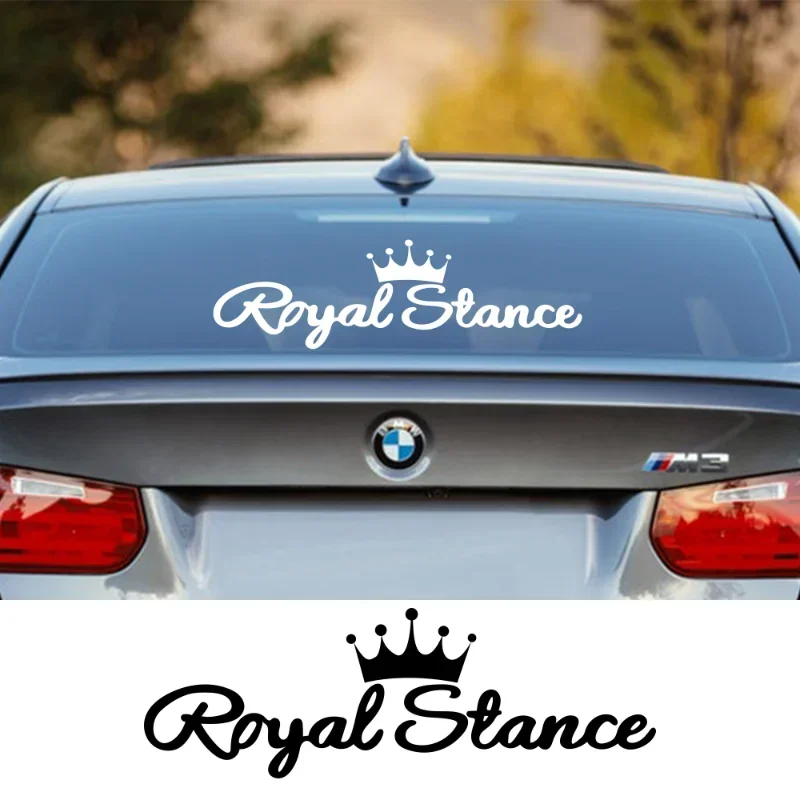 

Car self-adhesive stickers, windshield windows, Royal stance, car decals, sports styling, modified accessories