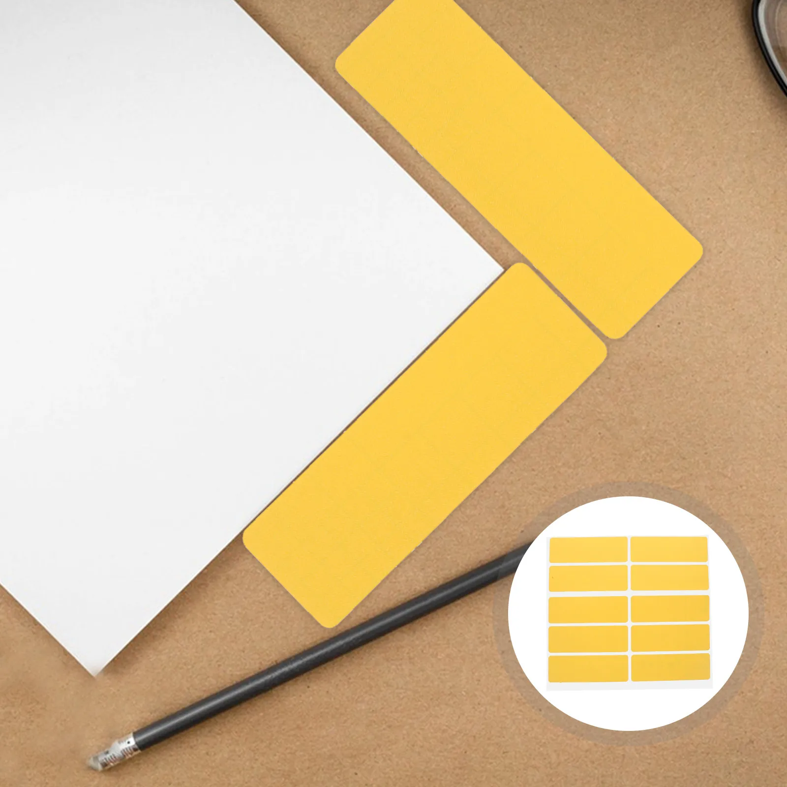 

10Pcs Adhesive Location Stickers Right Angle Desk Marking Label Stickers for Workspace Organization DIY Craft Supply Colored