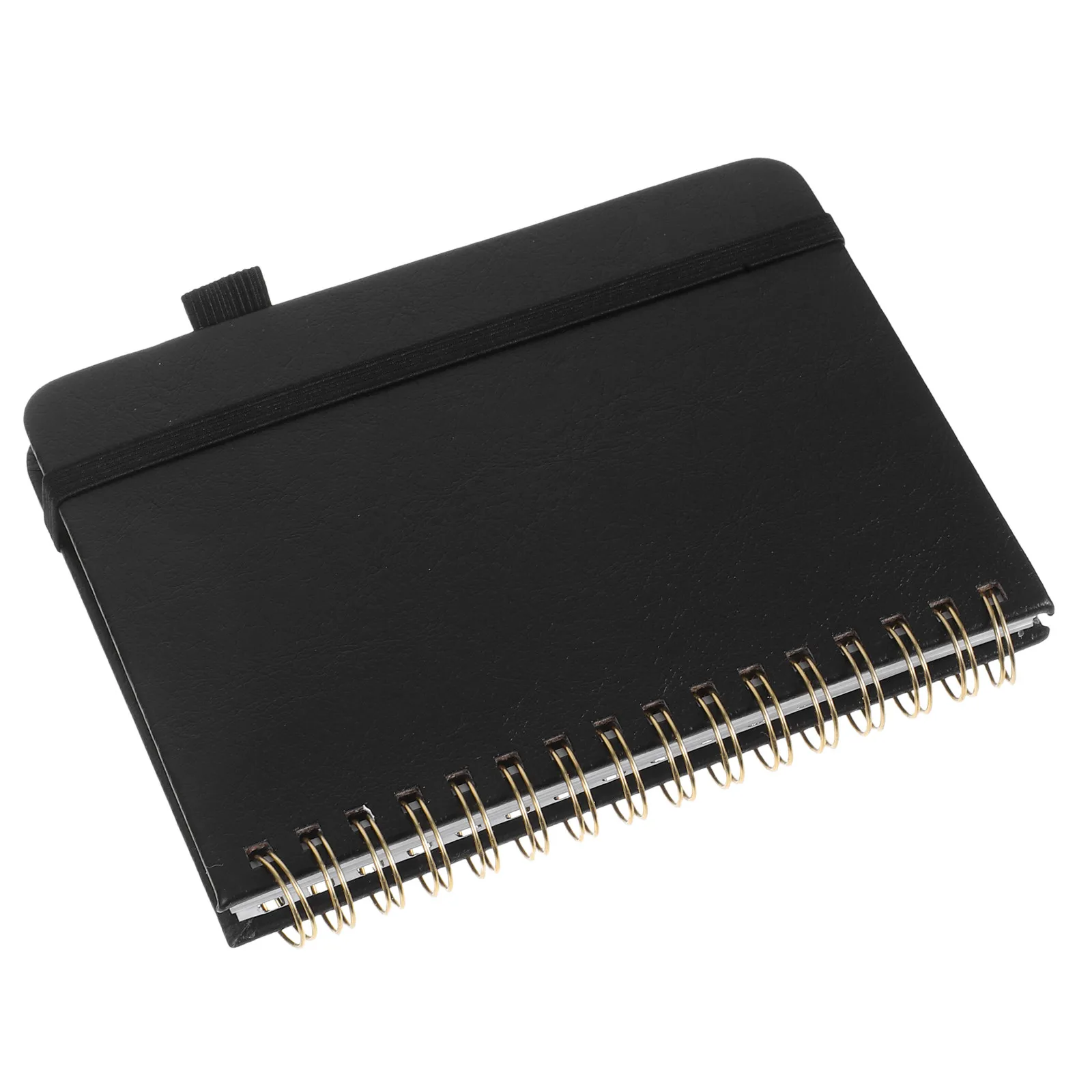 

Многоразовый блокнот со спиральным переплетом и кодовым замком, с алфавитными разделителями, держателем для ручки и эластичной резинкой для организации заметок и безопасного хранения адресов.