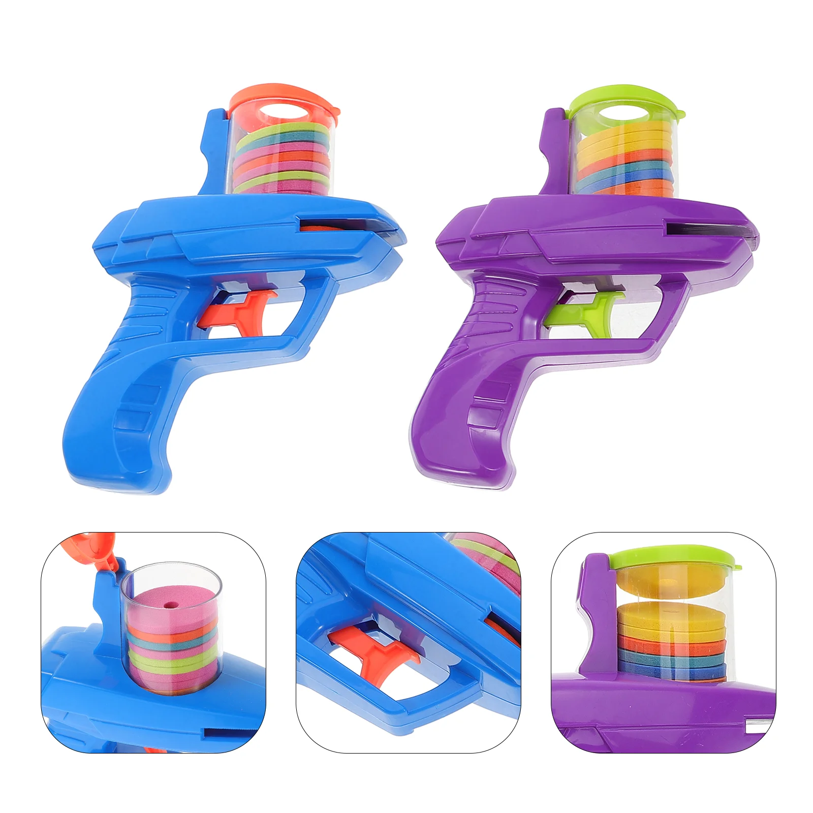 UFO Fly outside Toys Soft Launcher Foam Disc Radish Shooters for Kids School Class Prizes